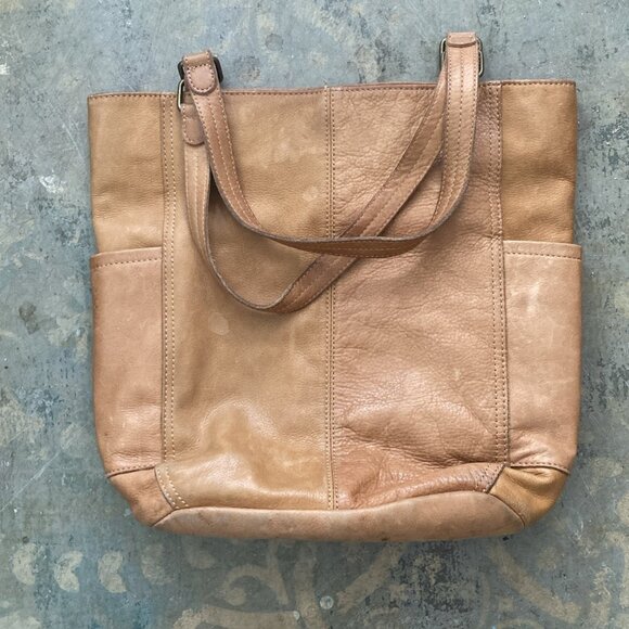 Margot Purse Soft Leather Tote Boho Shoulder British Tan Bag - Picture 1 of 12